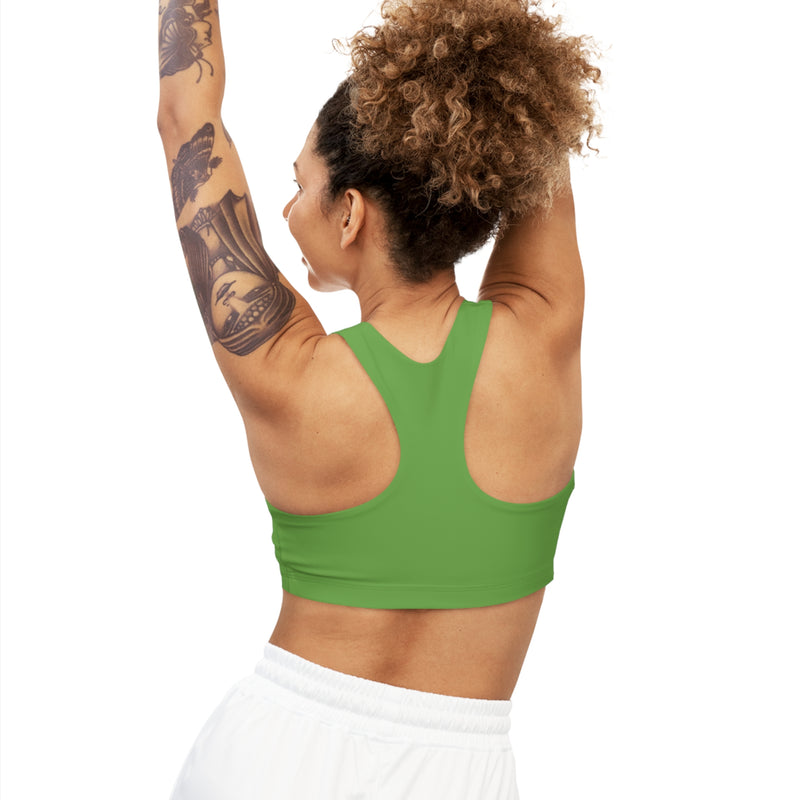 MMMH Sports Bra: Green | Dark Green