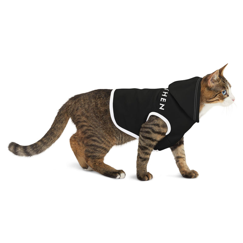 IJTT Pet Hoodie: AT Slash White | Black