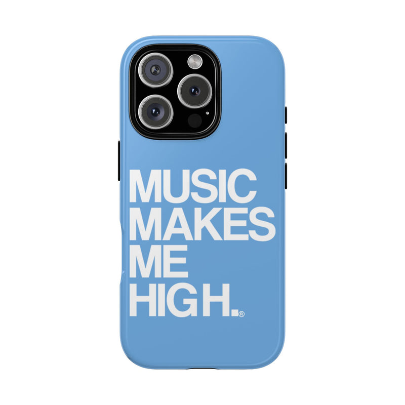 MMMH Classic Phone Case: Light Blue | White