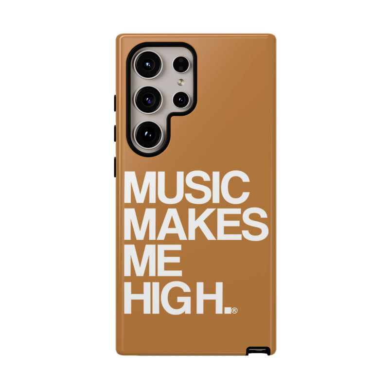 MMMH Classic Phone Case: Light Brown | White