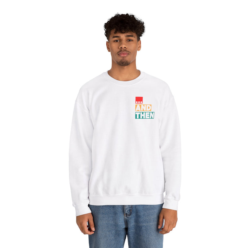 IJTT Unisex Sweatshirt: AT Block Multi/White | White