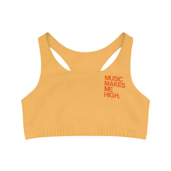 MMMH Sports Bra: Light Orange | Orange