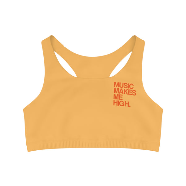 MMMH Sports Bra: Light Orange | Orange