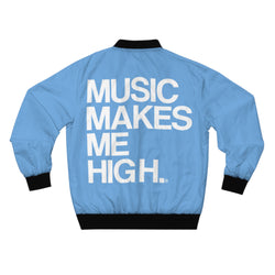 MMMH Bomber Jacket: Light Blue | White Lettering