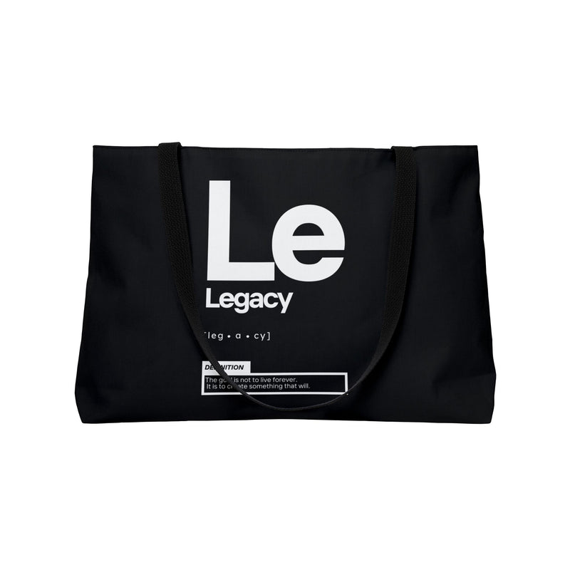 NOVL Weekender Bag (Black Handle): Legacy Black | White