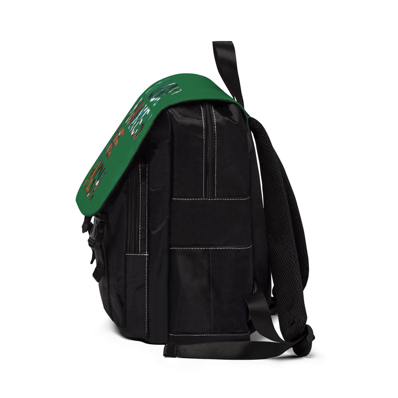 MMMH Backpack: Dark Green | Graffiti