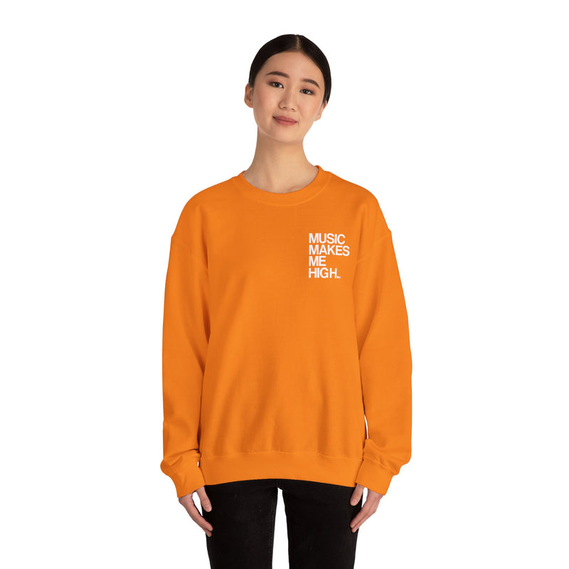 MMMH Unisex Sweatshirt: Safety Orange | White