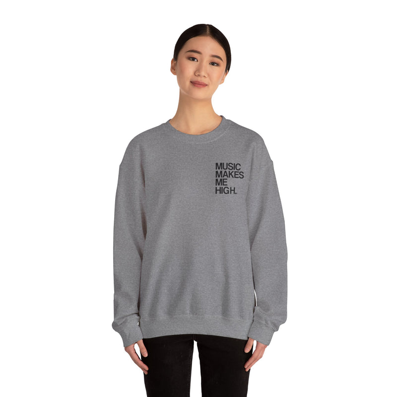 MMMH Unisex Sweatshirt: Graphite Heather | Black Lettering