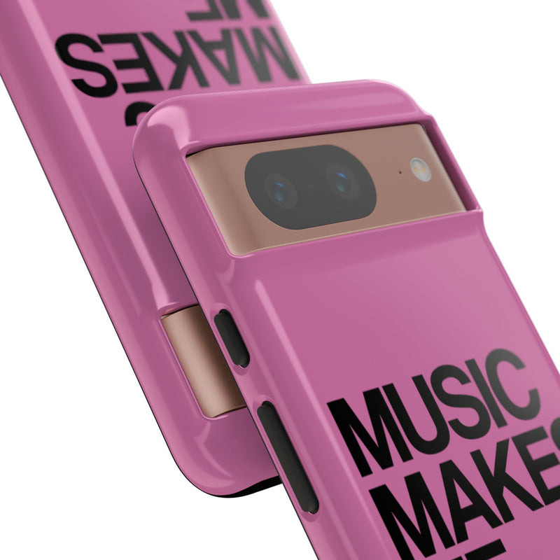 MMMH Classic Phone Case: Light Pink | Black