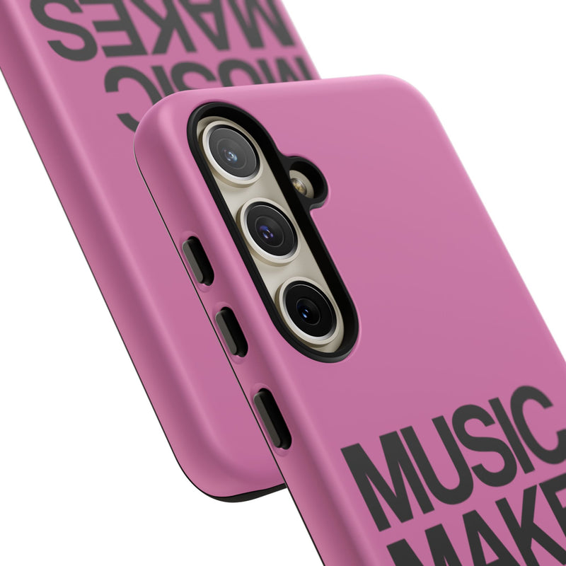 MMMH Classic Phone Case: Light Pink | Black