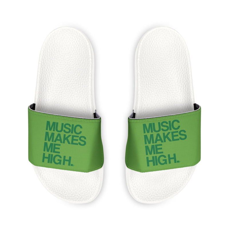 MMMH Unisex Sandals: Green/White | Dark Green