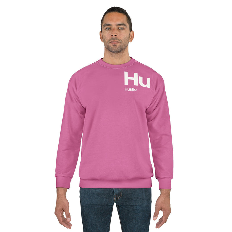 NOVL Unisex Sweatshirt: Hustle White | Light Pink