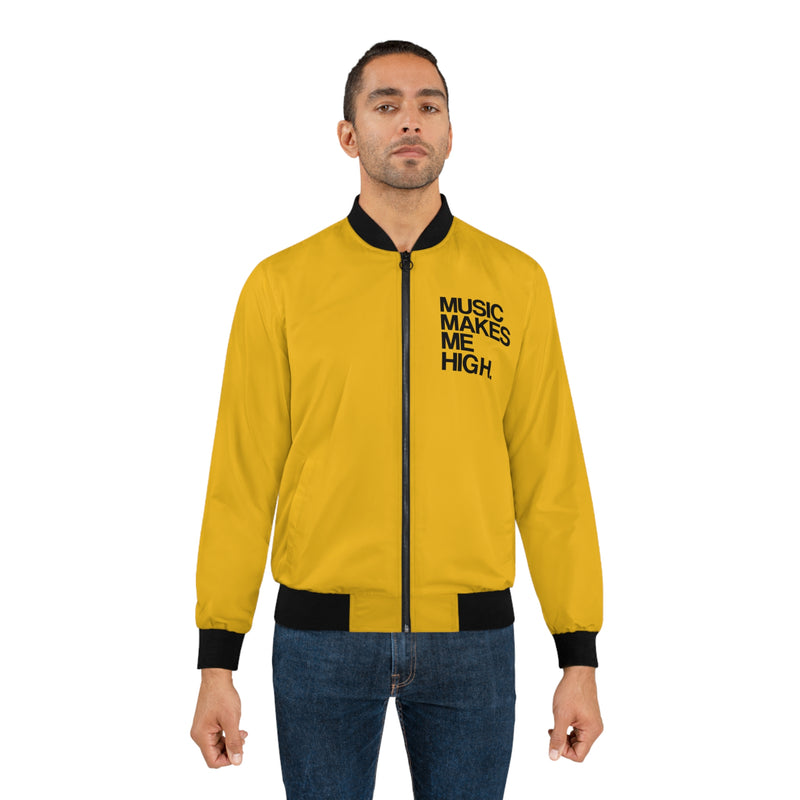 MMMH Unisex Bomber Jacket: Yellow | Black