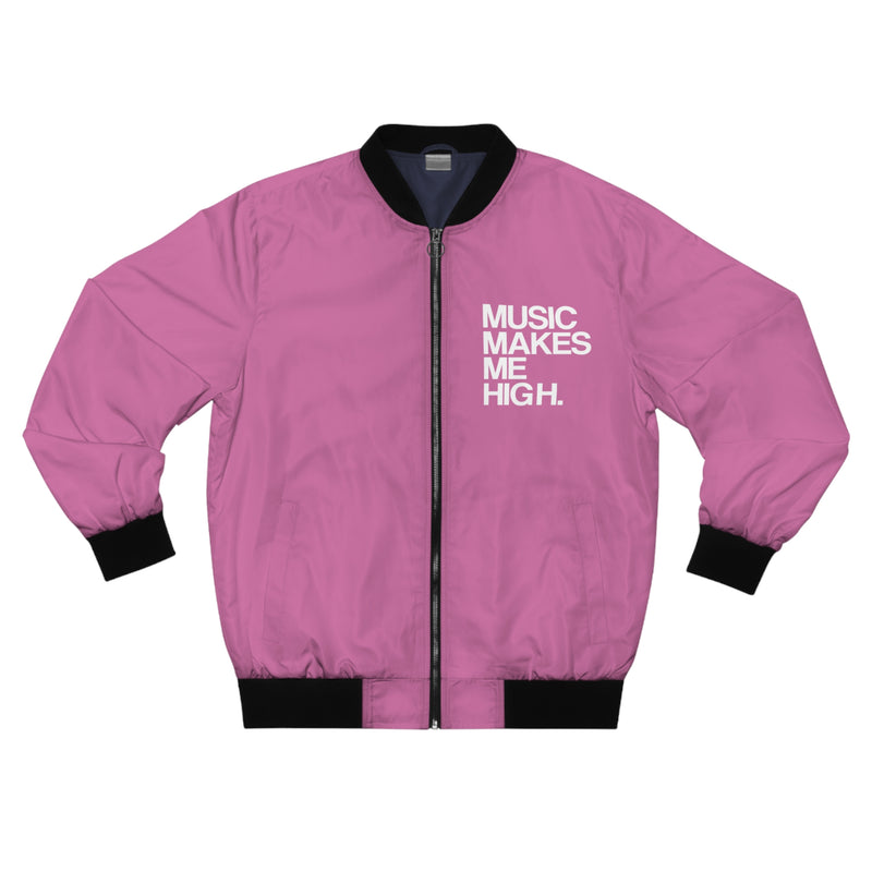 MMMH Bomber Jacket: Light Pink | White Lettering