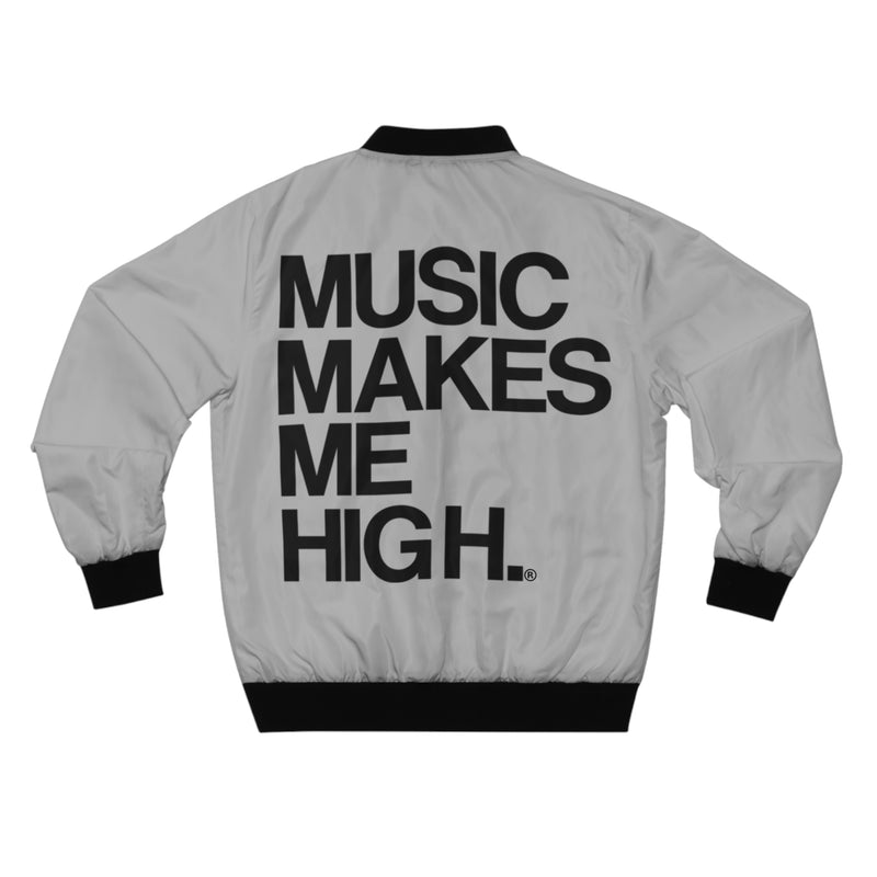 MMMH Bomber Jacket: Light Grey | Black Lettering