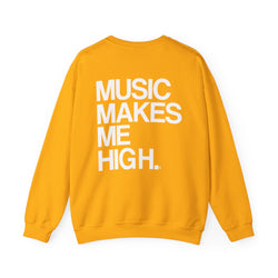 MMMH Unisex Sweatshirt: Gold | White Lettering