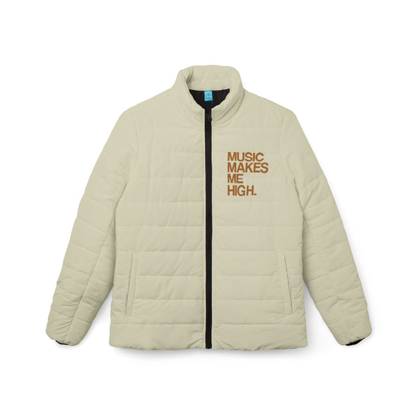 MMMH Women’s Puffer Jacket: Beige | Light Brown