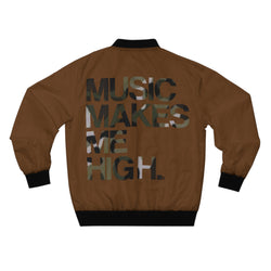 MMMH Bomber Jacket: Brown | Camo Lettering