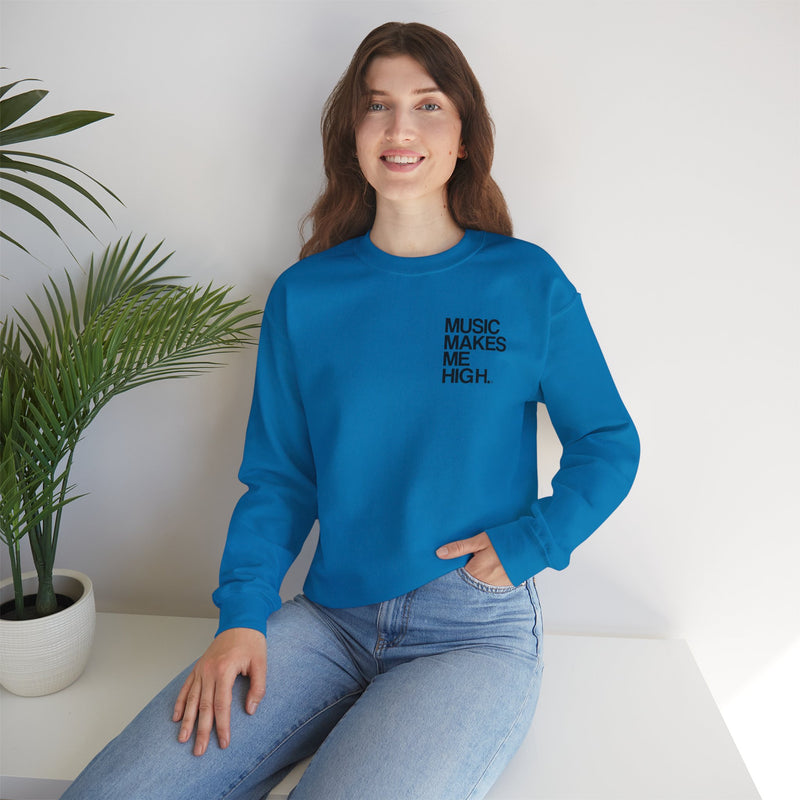 MMMH Unisex Sweatshirt: Sapphire | Black Lettering