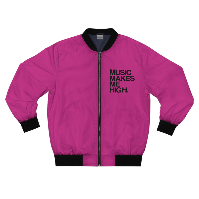 MMMH Bomber Jacket: Pink | Black Lettering