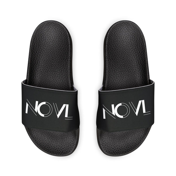 NOVL Unisex Sandals: Black/Black | White