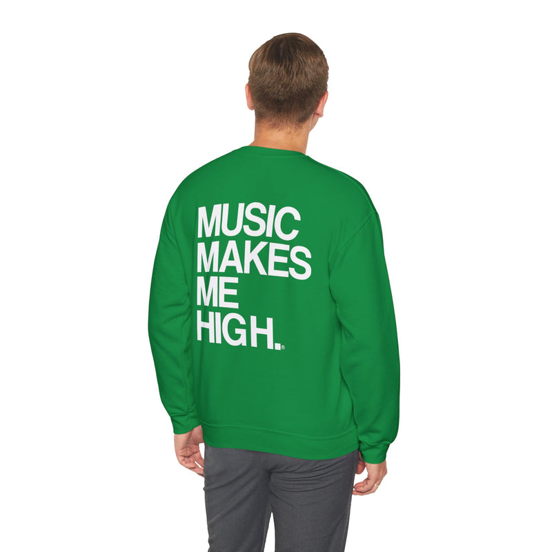 MMMH Unisex Sweatshirt: Irish Green | White