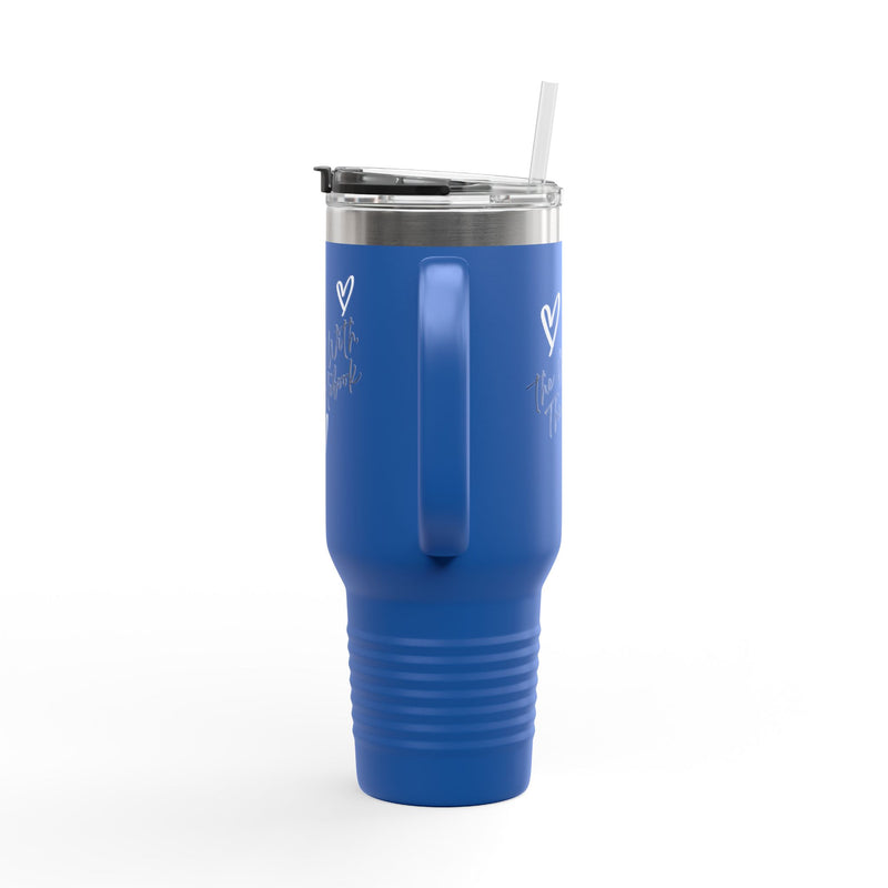 TGWTN Insulated Mug: White/Black | Royal