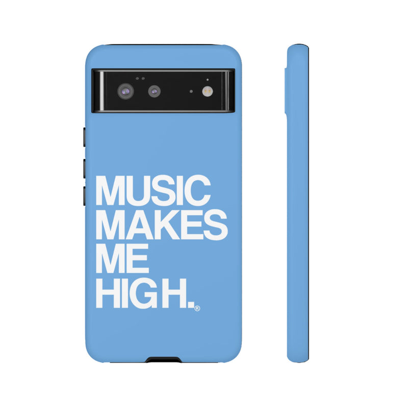 MMMH Classic Phone Case: Light Blue | White