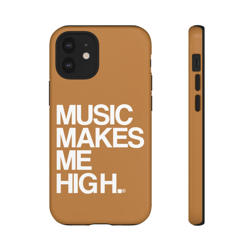 MMMH Classic Phone Case: Light Brown | White