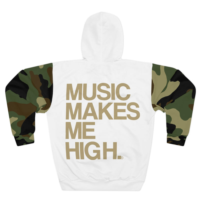 MMMH Unisex Hoodie: Camo/White | Gold