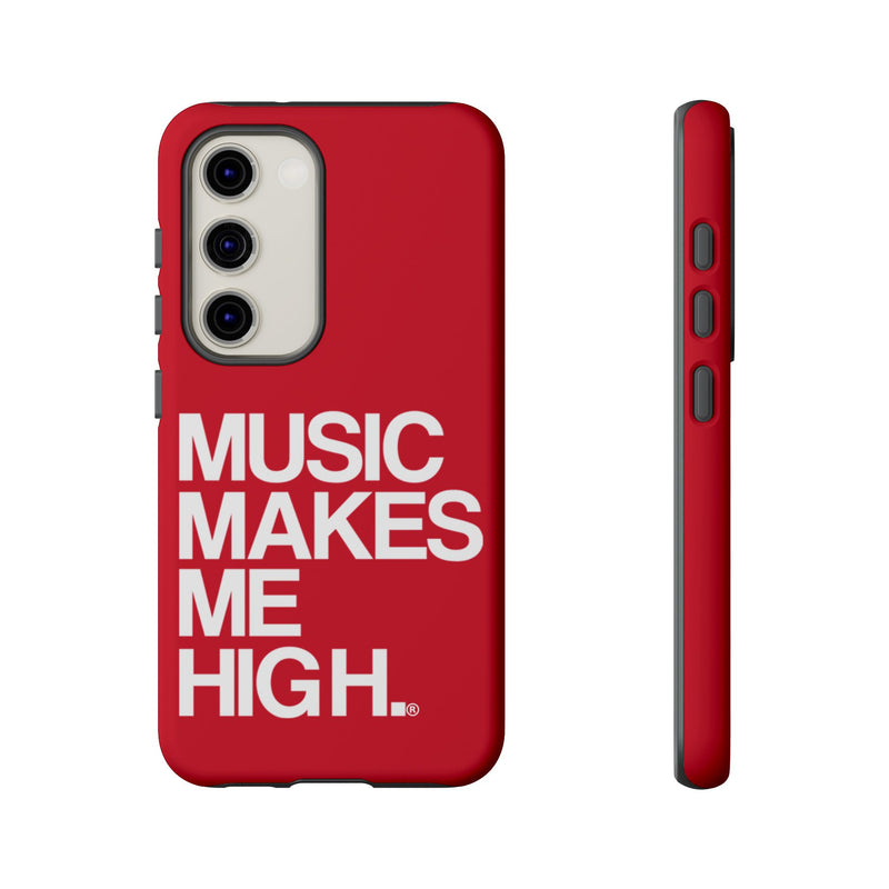 MMMH Classic Phone Case: Dark Red | White