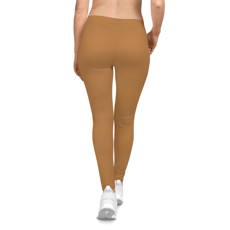 MMMH Leggings: Light Brown | White