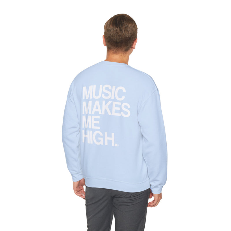 MMMH Unisex Sweatshirt: Light Blue | White