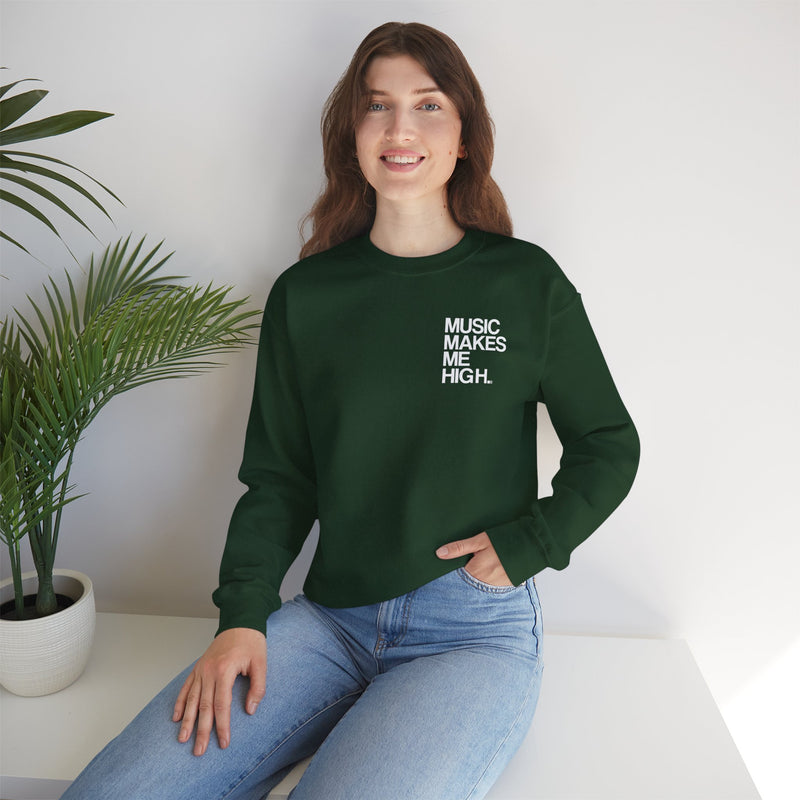 MMMH Unisex Sweatshirt: Forest Green | White