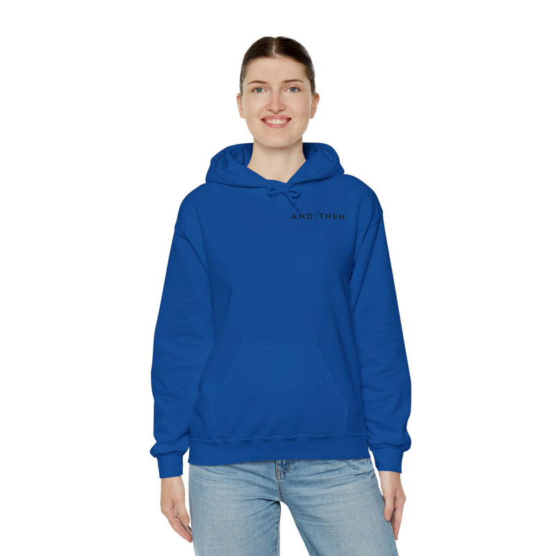 IJTT Unisex Hoodie: AT Slash Black | Royal Blue