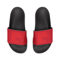 MMMH Unisex Sandals: Dark Red/Black | Red