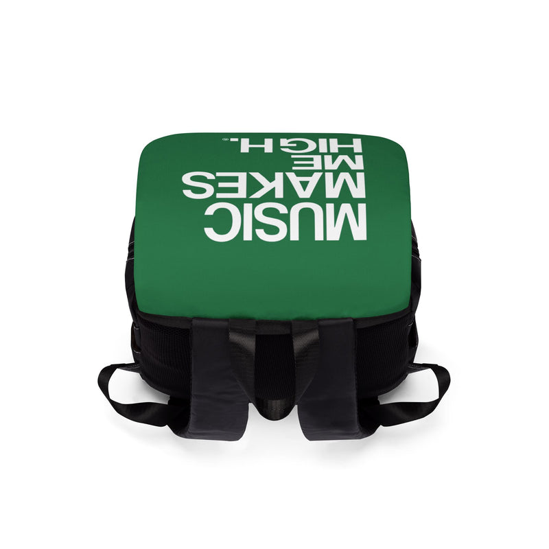 MMMH Backpack: Dark Green | White Lettering