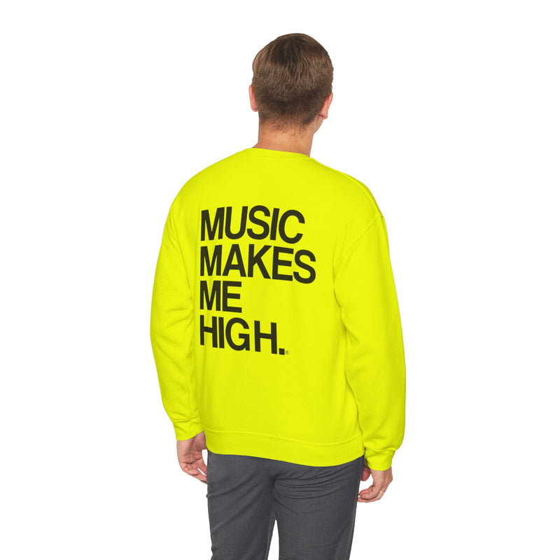 MMMH Unisex Sweatshirt: Safety Green | Black Lettering