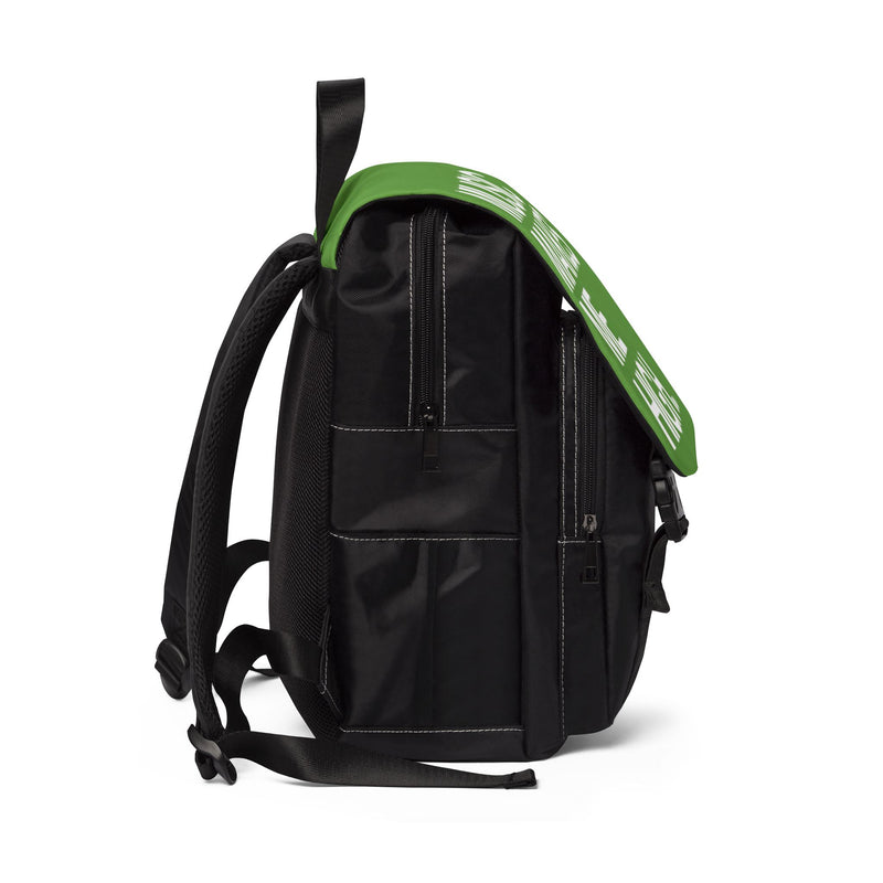 MMMH Backpack: Green | White Lettering