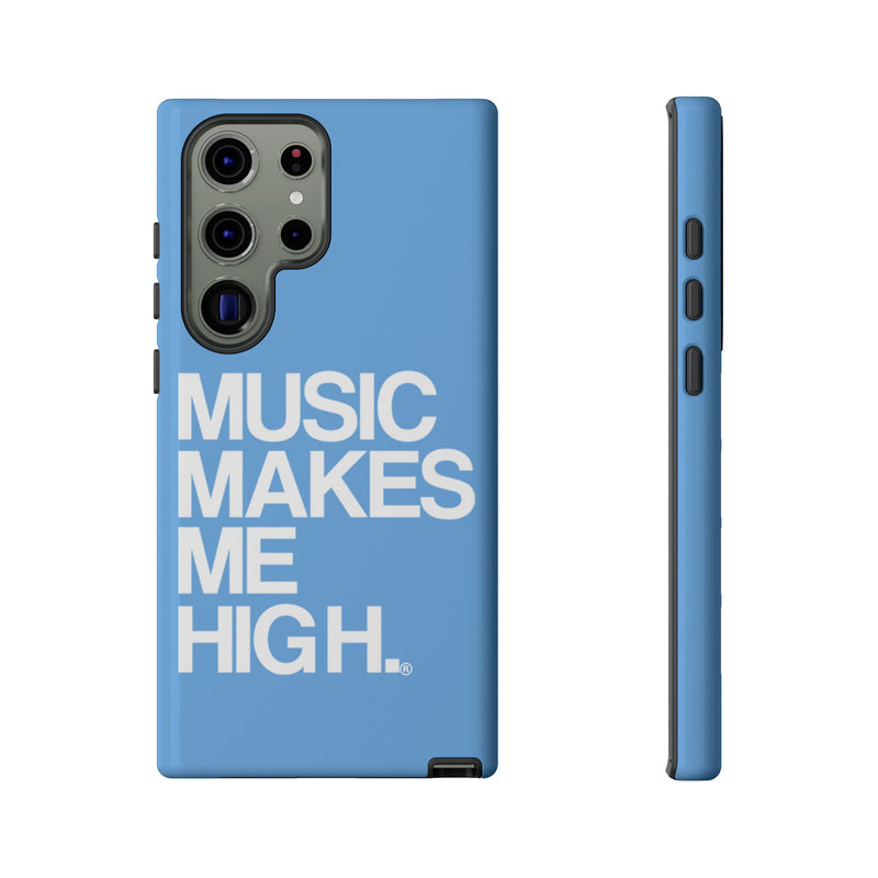 MMMH Classic Phone Case: Light Blue | White