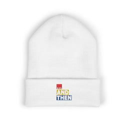 IJTT Beanie Hat: AT Block Multi/White | White