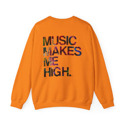 MMMH Unisex Sweatshirt: Safety Orange | Floral