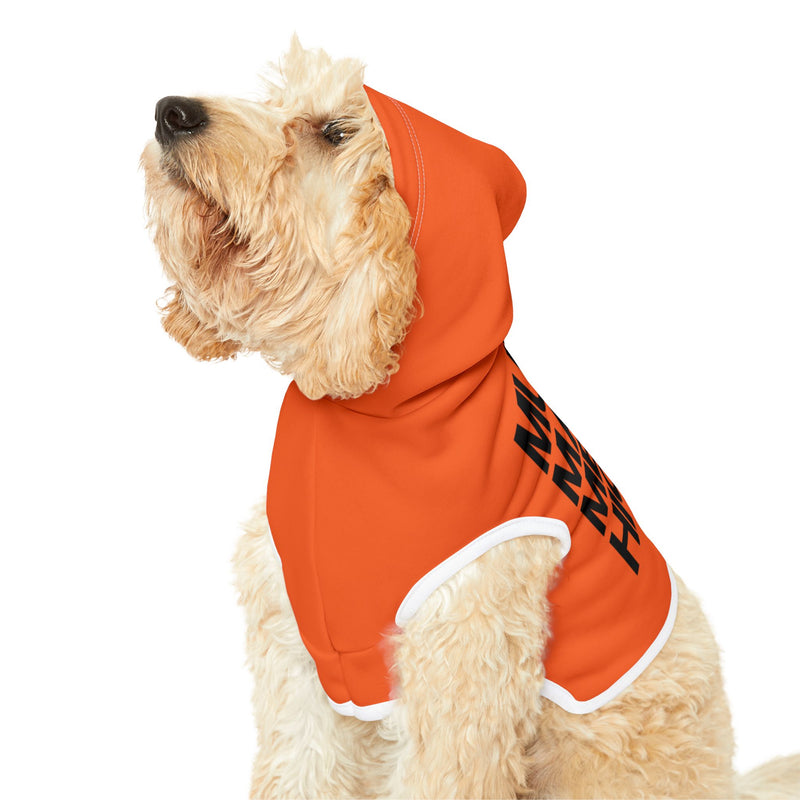 MMMH Pet Hoodie: Orange | Black