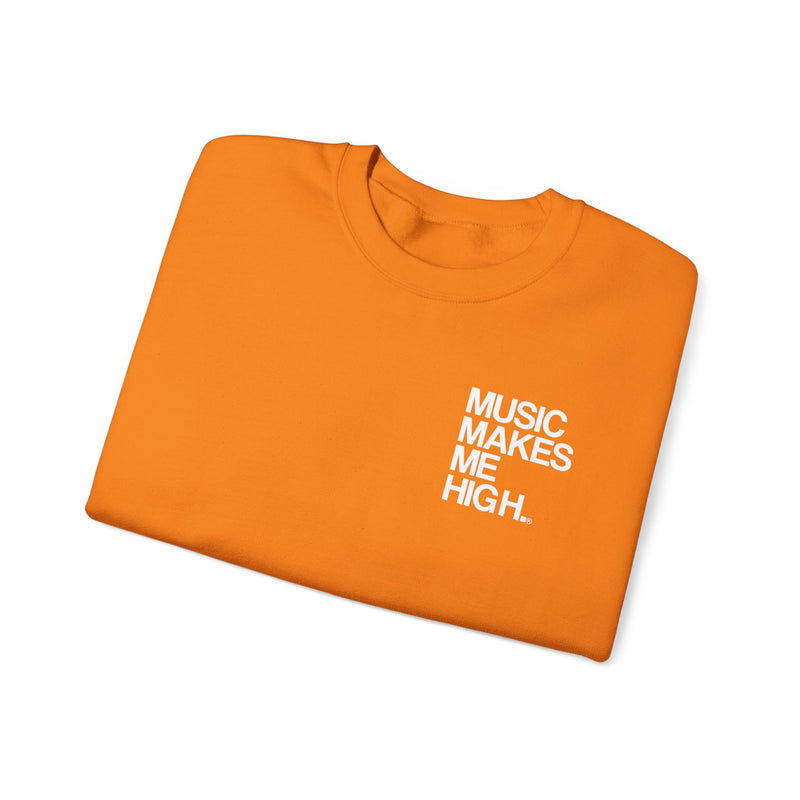 MMMH Unisex Sweatshirt: Safety Orange | White