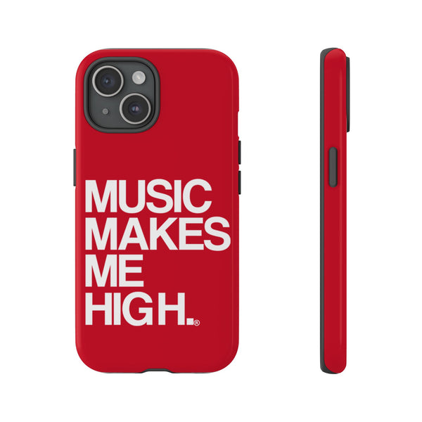 MMMH Phone Case: Dark Red | White