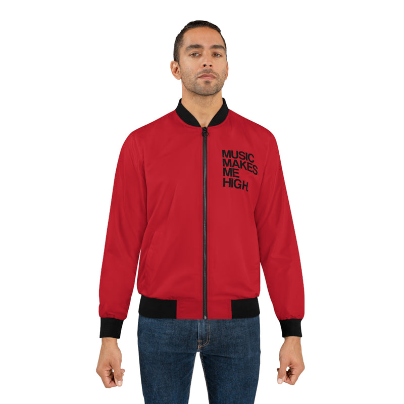 MMMH Bomber Jacket: Dark Red | Black Lettering