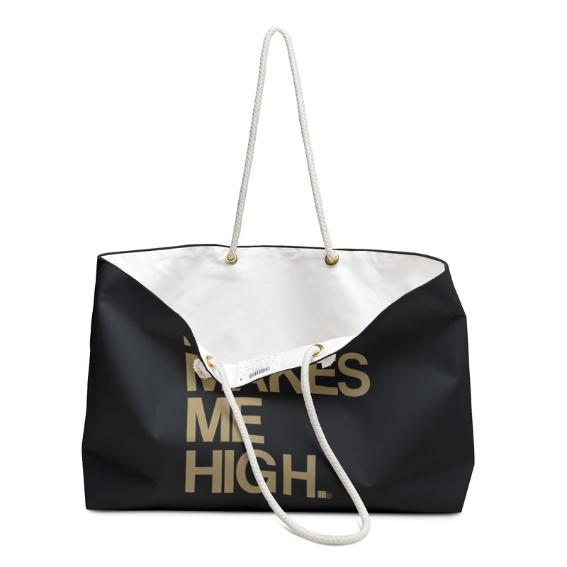 MMMH Weekender Bag (Rope Handle): Black | Gold