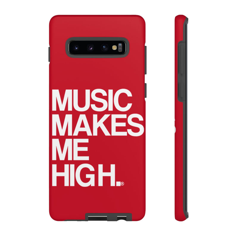 MMMH Classic Phone Case: Dark Red | White