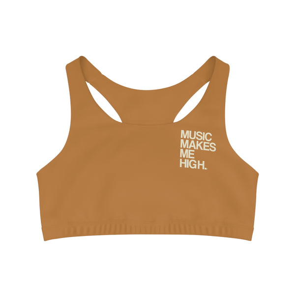 MMMH Sports Bra: Light Brown | Beige