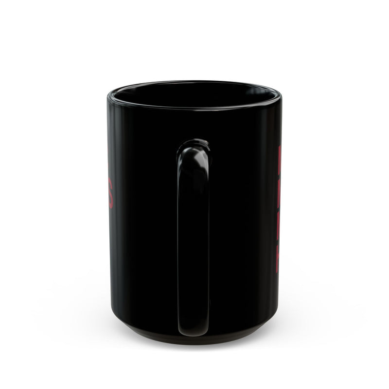 MMMH Black Mug: Cardinal Red